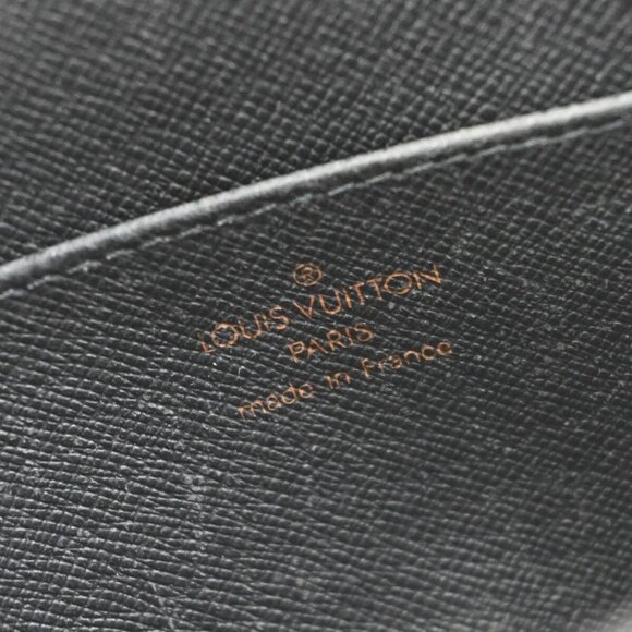LOUIS VUITTON LV Pochette Homme Clutch Hand Bag Epi Leather Black M52522 02EE938 - Picture 14 of 15